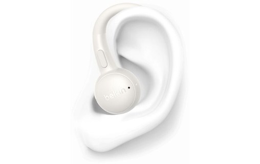 Écouteurs sans fil Belkin SoundForm ActiveFit à réduction de bruit, Blanc