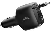 Chargeur allume cigare USB-C & USB-A 75W - Belkin BoostCharge - Noir