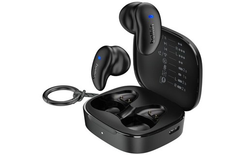 Écouteurs sans fil Belkin SoundForm Anywhere, Noir - Bluetooth