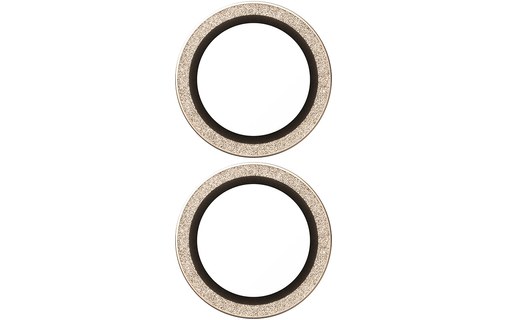 Protection caméra pour iPhone 17,16 et 16 Plus - PanzerGlass Hoops - Or