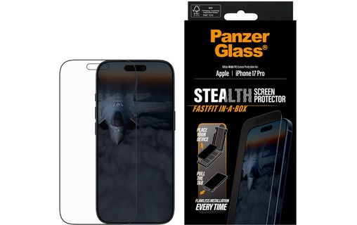 Protection d'écran pour iPhone 17 Pro - PanzerGlass Stealth Ultra-Wide