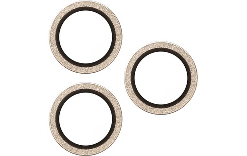 Protection caméra pour iPhone 16/17 Pro et Pro Max - PanzerGlass Hoops - Or