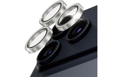 Protection caméra pour iPhone 16/17 Pro et Pro Max - PanzerGlass Hoops - Argent