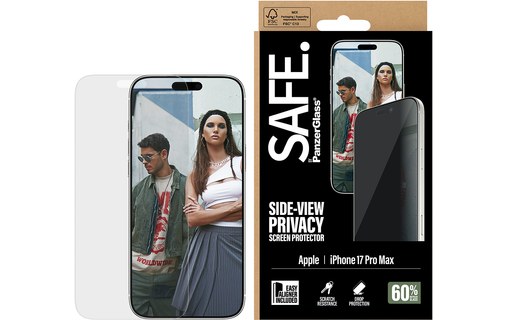 Protection d'écran pour iPhone 17 Pro Max - PanzerGlass SAFE Privacy