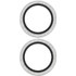 Protection caméra pour iPhone 17,16 et 16 Plus - PanzerGlass Hoops - Argent