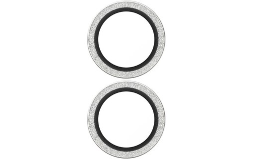 Protection caméra pour iPhone 17,16 et 16 Plus - PanzerGlass Hoops - Argent