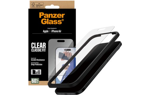 Protection d'écran pour iPhone Air - PanzerGlass Classique EasyAligner