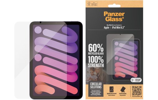PanzerGlass ® Screen Protector iPad Mini 8.3' (2021, 2024) | Ultra-Wide Fit Prot