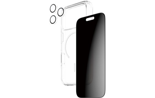 Protection d'écran pour iPhone 17 Pro - PanzerGlass CARE Privacy 3-en-1