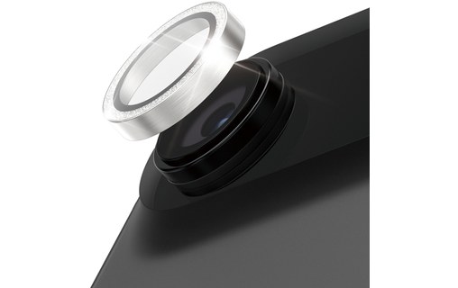 Protection caméra pour iPhone Air - PanzerGlass Hoops - Argent
