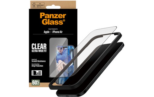 Protection d'écran pour iPhone Air - PanzerGlass Ultra-Wide EasyAligner