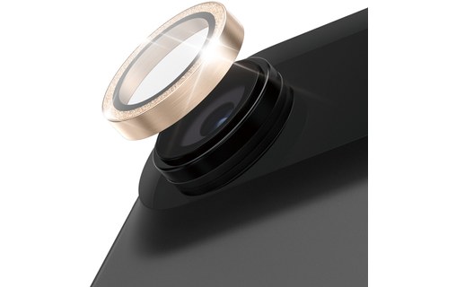 Protection caméra pour iPhone Air - PanzerGlass Hoops - Or