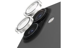 Protection caméra pour iPhone 17,16 et 16 Plus - PanzerGlass Hoops - Argent