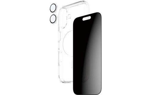 Protection d'écran pour iPhone 17 - PanzerGlass CARE Privacy 3-en-1