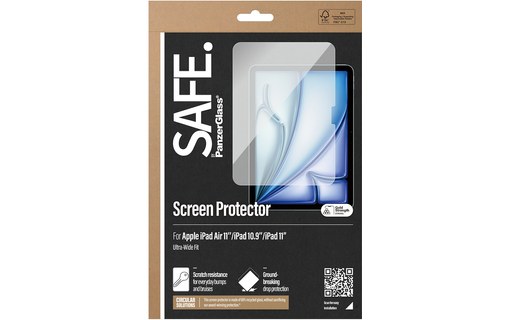 PanzerGlass SAFE. by ® Screen Protector iPad Air 11' (2025-2024) | iPad 11' (202