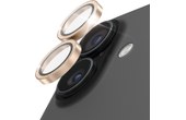 Protection caméra pour iPhone 17,16 et 16 Plus - PanzerGlass Hoops - Or