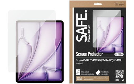 PanzerGlass SAFE. by ® Screen Protector iPad Air 13' (2025-2024) |iPad Pro 13' (