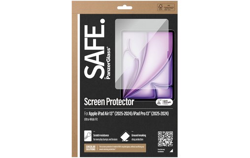 PanzerGlass SAFE. by ® Screen Protector iPad Air 13' (2025-2024) |iPad Pro 13' (