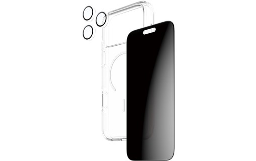Protection d'écran pour iPhone 17 Pro Max - PanzerGlass CARE Privacy 3-en-1