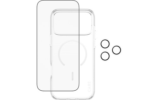Protection d'écran pour iPhone 17 Pro Max - PanzerGlass CARE 3-en-1