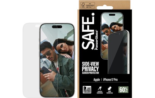 Protection d'écran pour iPhone 17 Pro - PanzerGlass SAFE Privacy