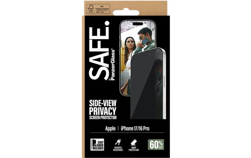 Protection d'écran pour iPhone 17 - PanzerGlass SAFE Privacy