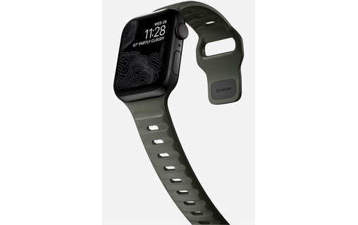 Bracelet Sport pour Apple Watch 46 mm - Nomad Sport Band - Ash Green