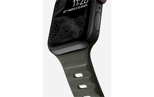 Bracelet Sport pour Apple Watch 46 mm - Nomad Sport Band - Ash Green