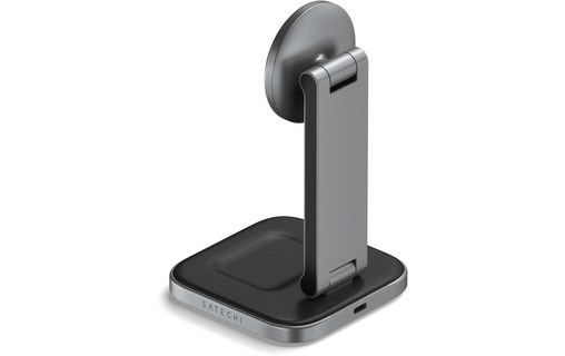 Chargeur MagSafe pour iPhone USB-C 15 W - Satechi 2-en-1 Pliable