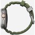 Bracelet Sport pour Apple Watch 46 mm - Nomad Rocky Point Vert - Titane Naturel