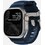 Bracelet Sport pour Apple Watch 46 mm - Nomad Rocky Point Bleu - Titane Naturel