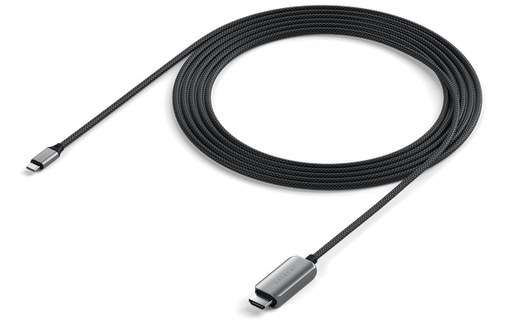 Câble USB-C vers HDMI - Satechi - 8K - 1,95 m - Argent