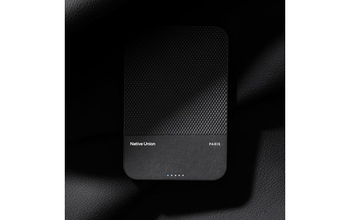 Batterie externe magnétique 5000 mAh - Native Union (Re)Classic - Noire