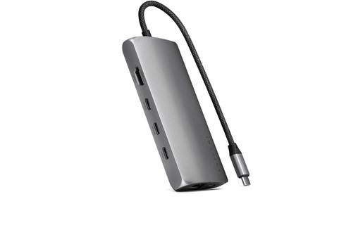 Station d'accueil - Satechi Multiport USB-C 8K avec Ethernet - Gris