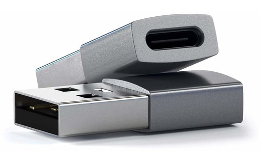 Satechi ST-TAUCM changeur de genre de câble USB-A USB-C Gris