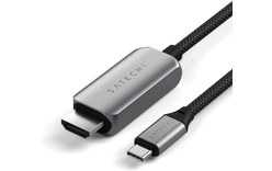 Câble USB-C vers HDMI - Satechi - 8K - 1,95 m - Argent
