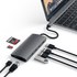 Dock USB-C Satechi Multi-Port USB-C 4K avec ethernet - Gris sidéral