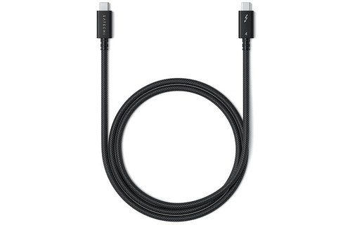 Câble Thunderbolt 4 Satechi Pro Cable - 40 Gbit/s 240 W - 1 m - Noir