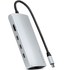 Station d'accueil - Satechi Multiport USB-C 8K avec Ethernet - Argent