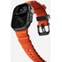 Bracelet Sport pour Apple Watch 46 mm - Nomad Rocky Point Magma - Titane Noir