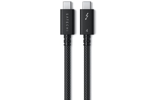 Câble Thunderbolt 4 Satechi Pro Cable - 40 Gbit/s 240 W - 1 m - Noir