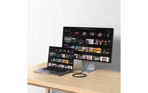 Câble Thunderbolt 4 Satechi Pro Cable - 40 Gbit/s 240 W - 1 m - Noir