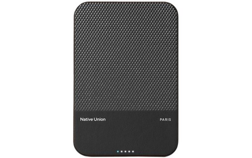 Batterie externe magnétique 5000 mAh - Native Union (Re)Classic - Noire