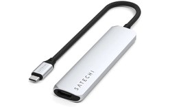 Station d'accueil - Satechi 6-en-1 Slim Adapter - Argent