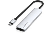 Station d'accueil - Satechi 6-en-1 Slim Adapter - Argent