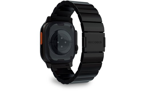 Bracelet Titane pour Apple Watch Ultra - Decoded Traction Band - Titane Noir