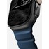 Bracelet Sport pour Apple Watch 46 mm - Nomad Rocky Point Bleu - Titane Noir