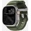 Bracelet Sport pour Apple Watch 46 mm - Nomad Rocky Point Vert - Titane Naturel