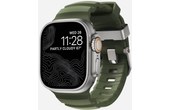 Bracelet Sport pour Apple Watch 46 mm - Nomad Rocky Point Vert - Titane Naturel