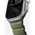 Bracelet Sport pour Apple Watch 46 mm - Nomad Rocky Point Vert - Titane Naturel